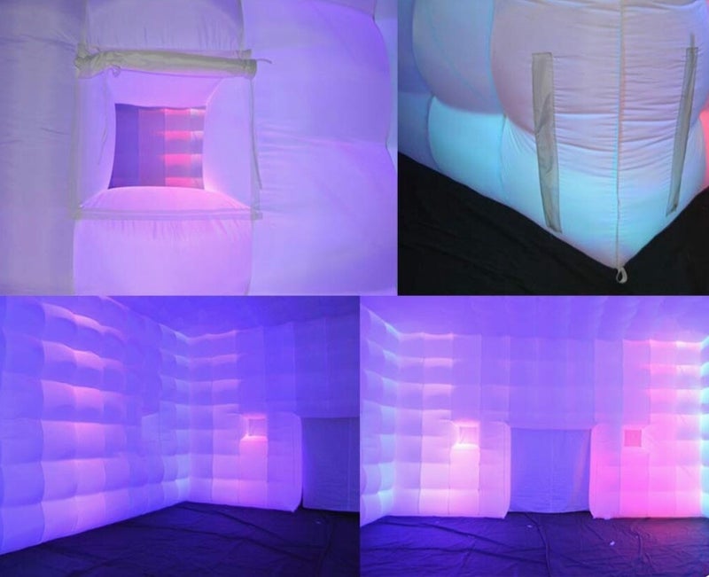 Inflatable nightclub interior details